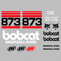 Fits Bobcat 873 Turbo High Flow decal kit by Forge Graphics