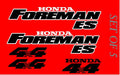 Honda Foreman ES 450 decal kit