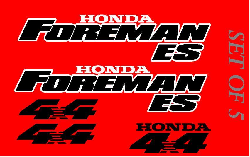 Honda Foreman ES 450 decal kit