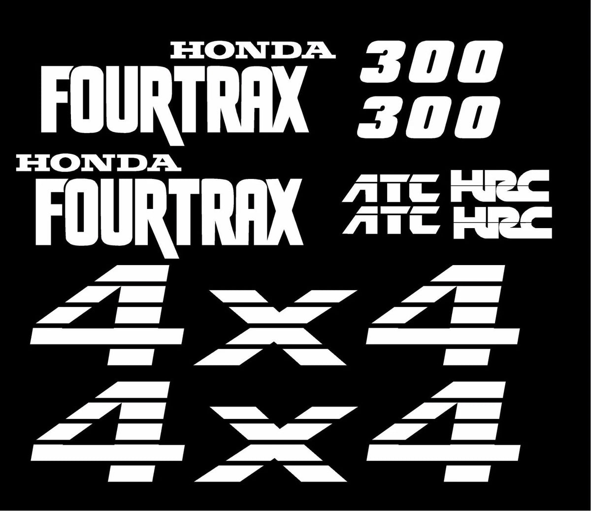 1991 Honda Fourtrax decal kit