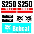 7PC Kit fits Bobcat S250 Skid Steer Set Vinyl Decal Graphics Sticker -