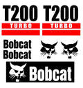 7PC Kit fits Bobcat T200 Turbo Skid Steer Set Vinyl Decal Graphics Sticker -