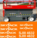 Fits Skyjack SJIII4632 Scissor Lift Replacement Decal Kit Lift SJ 4632