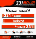 Fits Bobcat 331 Decal Kit Mini Excavator Decals Older Style - 7 YEAR 3M VINYL!