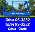 4pcs Decal Kit for Genie GS-3232 Decal Kit Scissor Lift Stickers USA Made GS3232