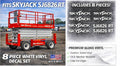 Fits Skyjack SJ6826 RT Scissor Lift Replacement Decal Kit Lift 8 Pieces